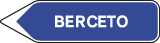 Cartello stradale Berceto